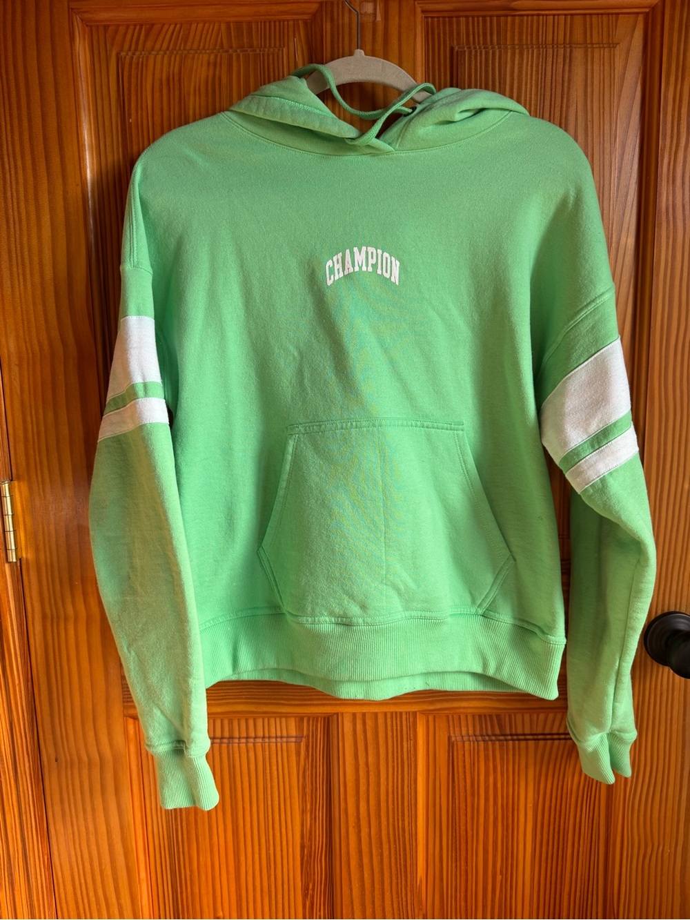 Champion Women’s Green Hooded Sweatshirt